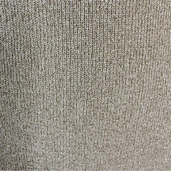 MISA Los Angeles Minka Cutout Gold Metallic Knit Midi Dress Size XS NWT - Picture 9 of 13